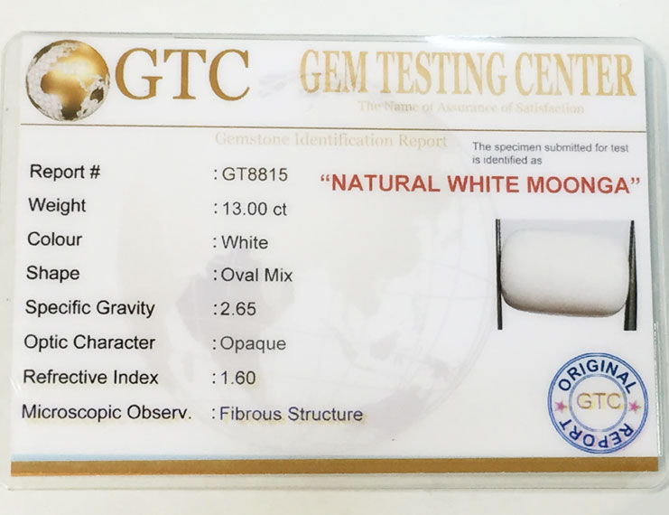 14.50 ratti/13.00 ct Natural Certified  White Coral/सफ़ेद मूंगा